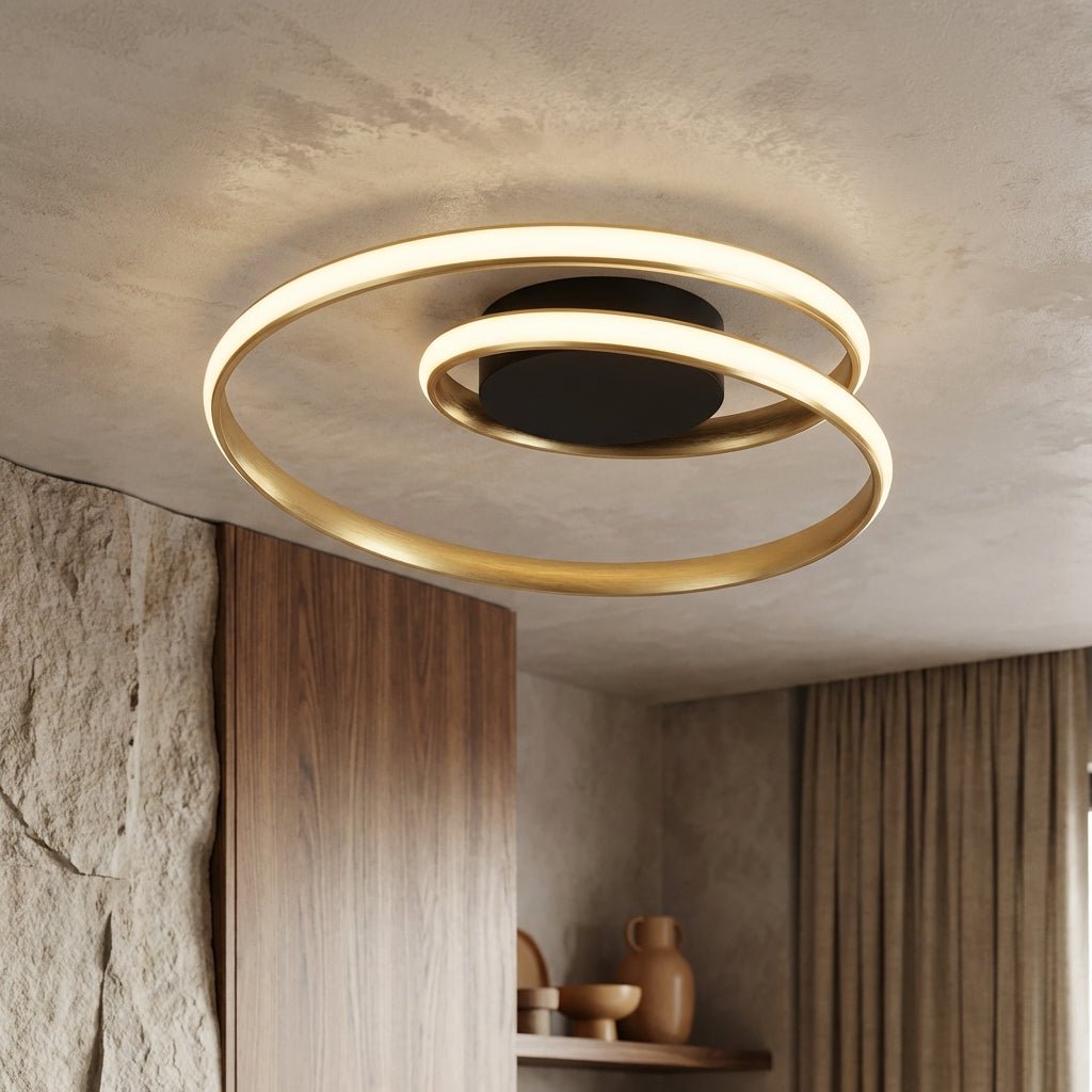 The Haag Spiral Ceiling Light
