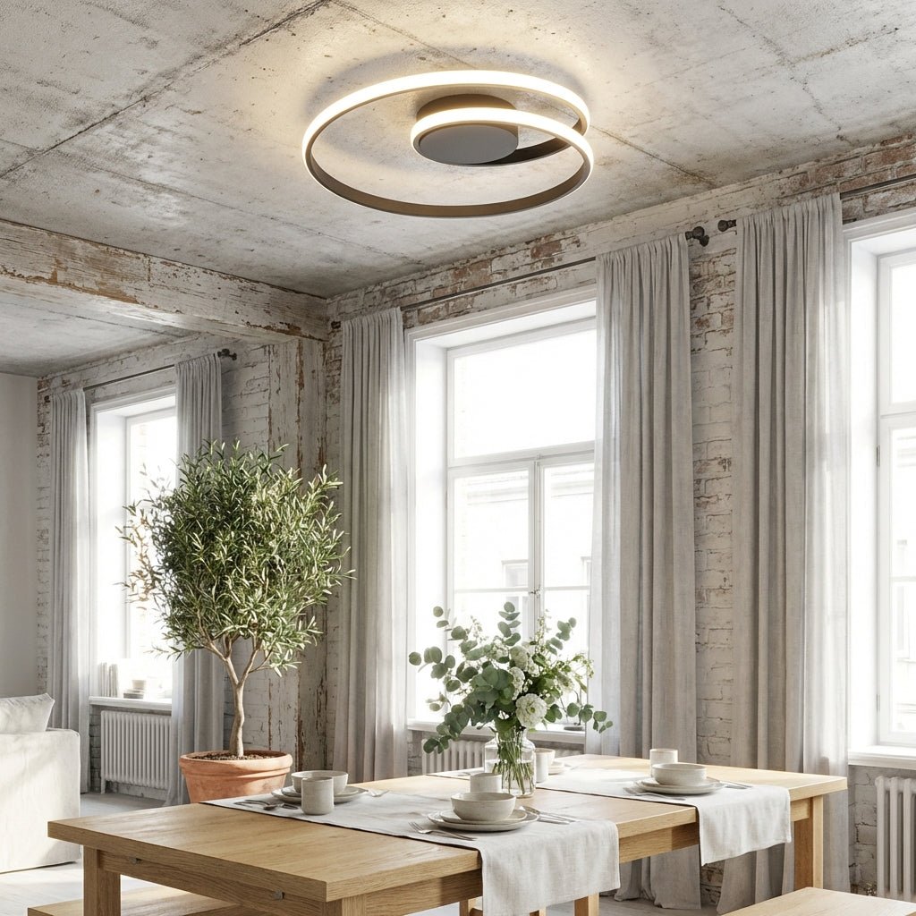 The Haag Spiral Ceiling Light