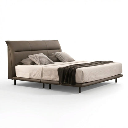 The Hudson Leather King Bed