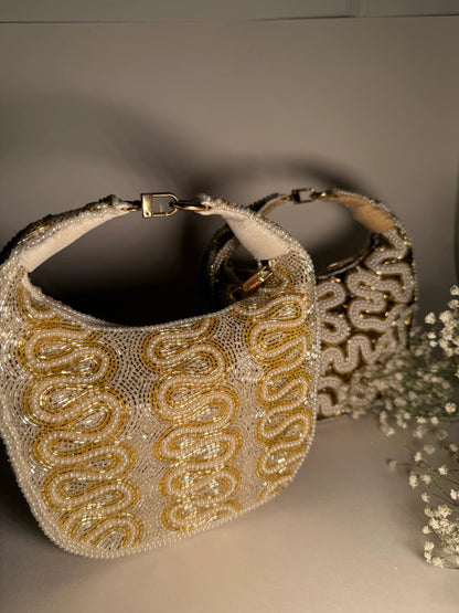 The Ivory Opulence Bag - Products Added