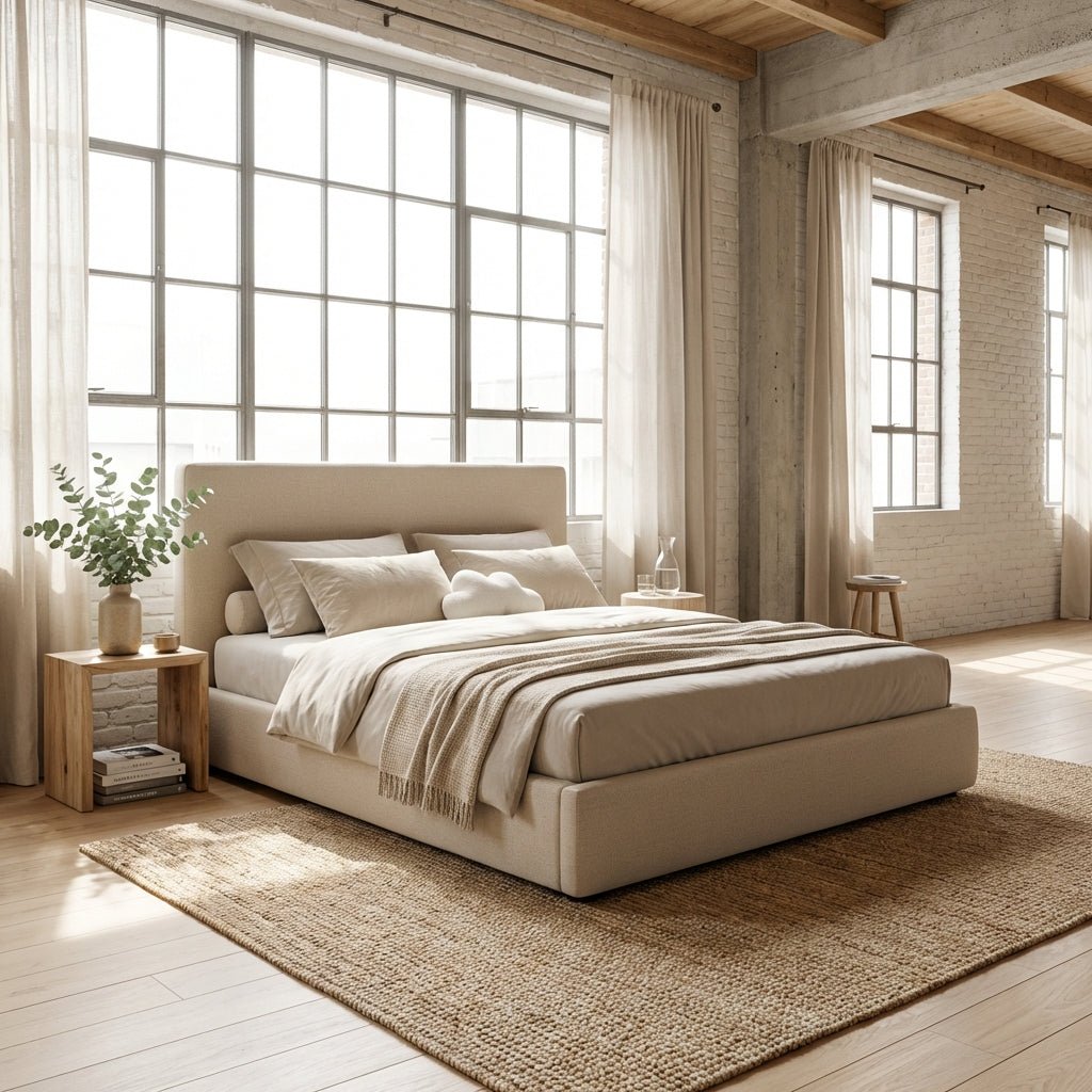 The Metro Fabric Queen Bed