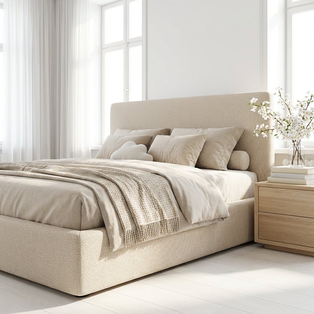 The Metro Fabric Queen Bed