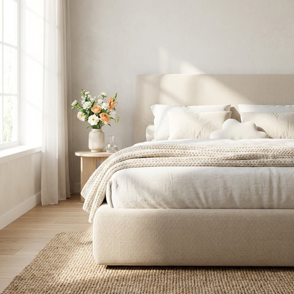 The Metro Fabric Queen Bed
