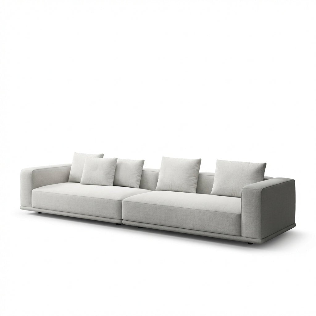The Nordic Cotton and Linen Fabric Sofa