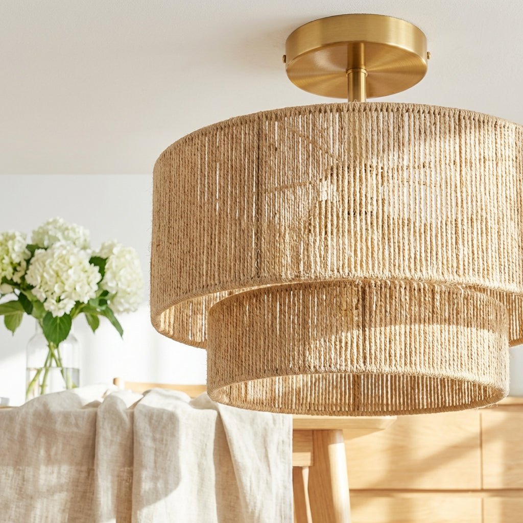 The Tulum Weave Art Ceiling Light