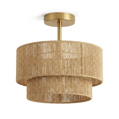 The Tulum Weave Art Ceiling Light