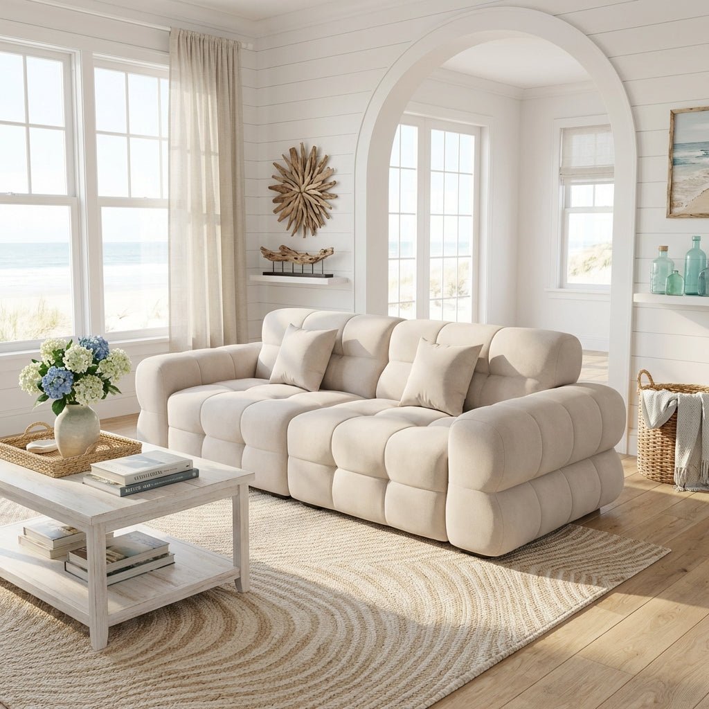 The Vancouver Frosted Cloth Sofa