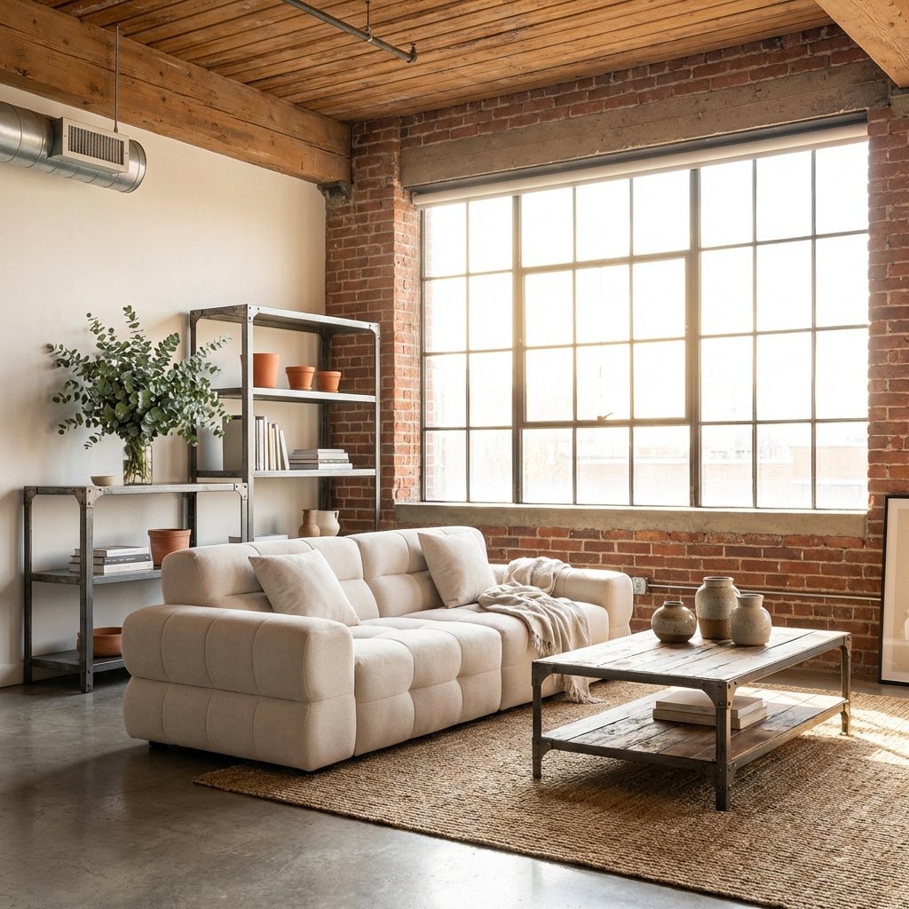 The Vancouver Frosted Cloth Sofa