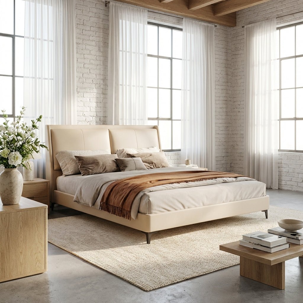 The Vienna Upholstered Queen Bed