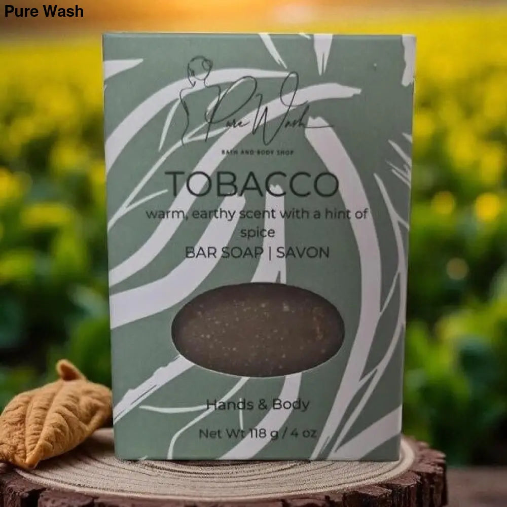 Tobacco leaf soap bar