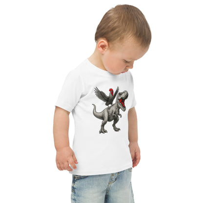 Chickasaurous Toddler jersey t-shirt