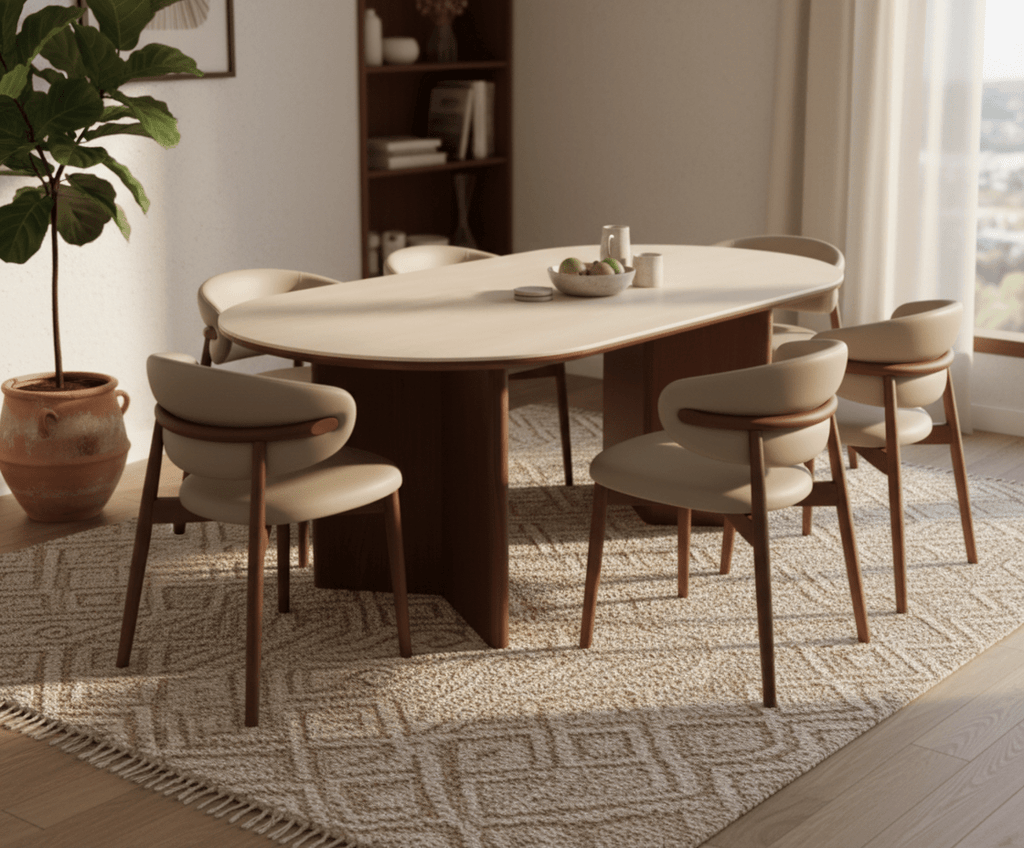 Tokyo Oval Dining Table and Chair Set