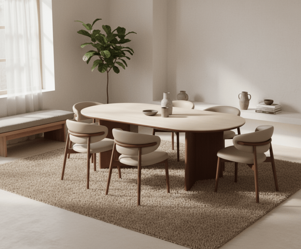 Tokyo Oval Dining Table and Chair Set