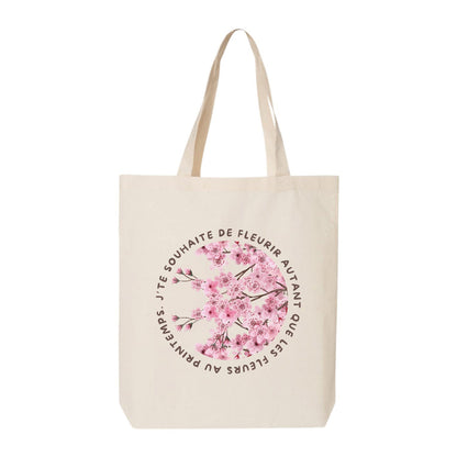 Tote bag Fleurir imprimé