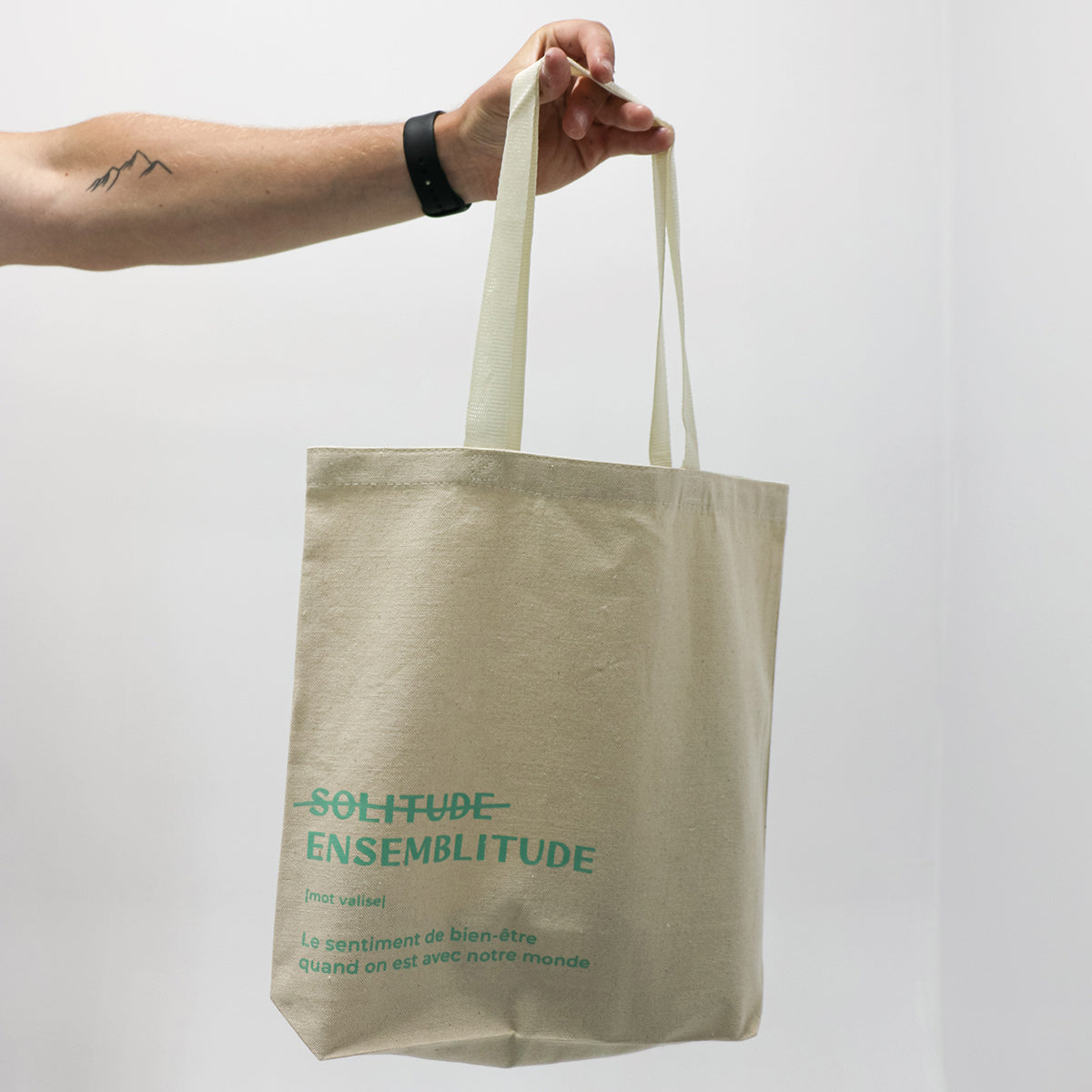Tote bag "Ensemblitude" imprimé