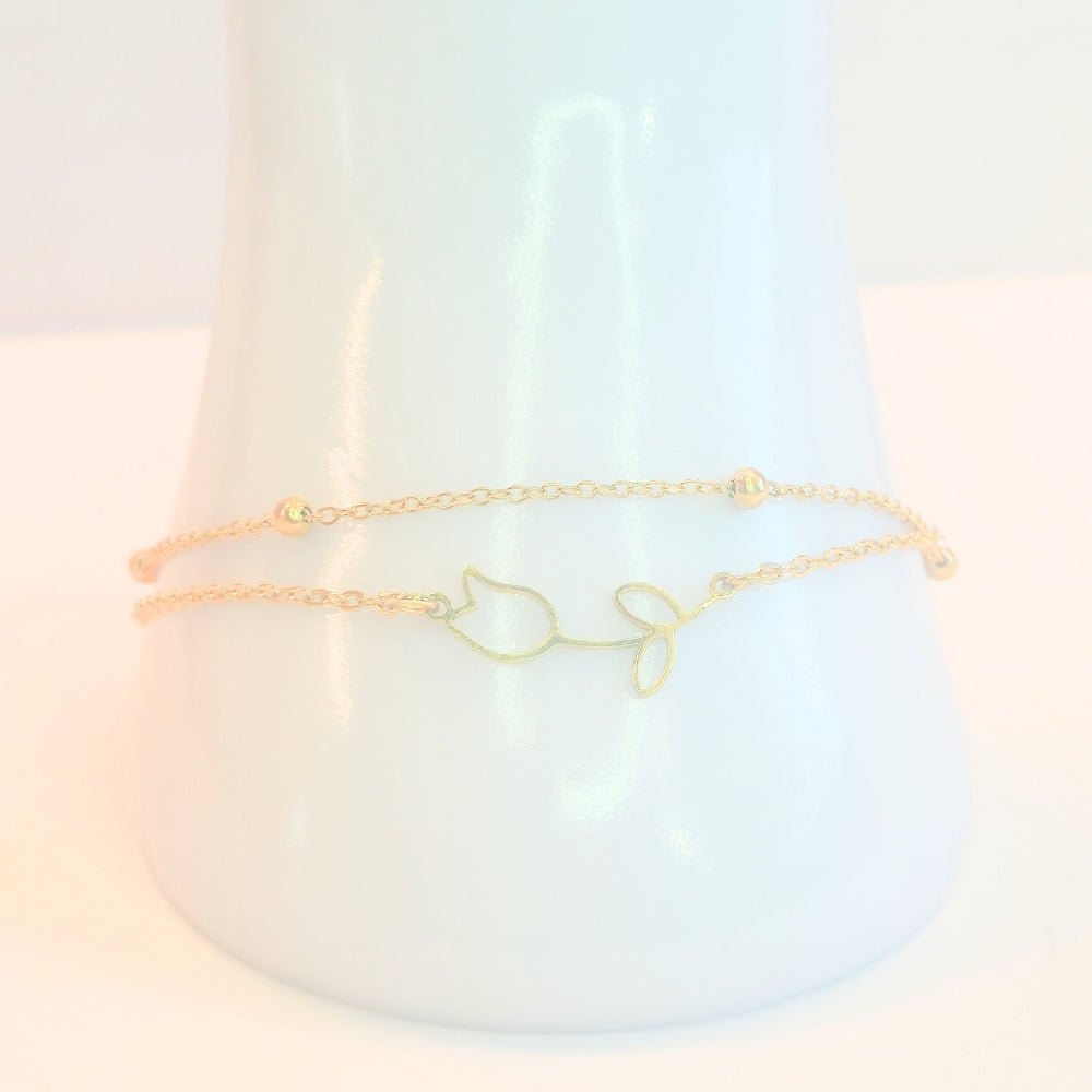 Tulip Anklet (Gold) - Products Added