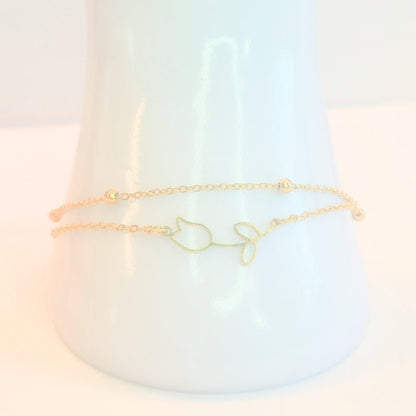 Tulip Anklet (Gold) - Products Added