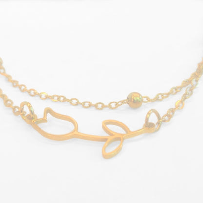 Tulip Anklet (Gold) - Products Added