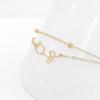 Tulip Anklet (Gold) - Products Added