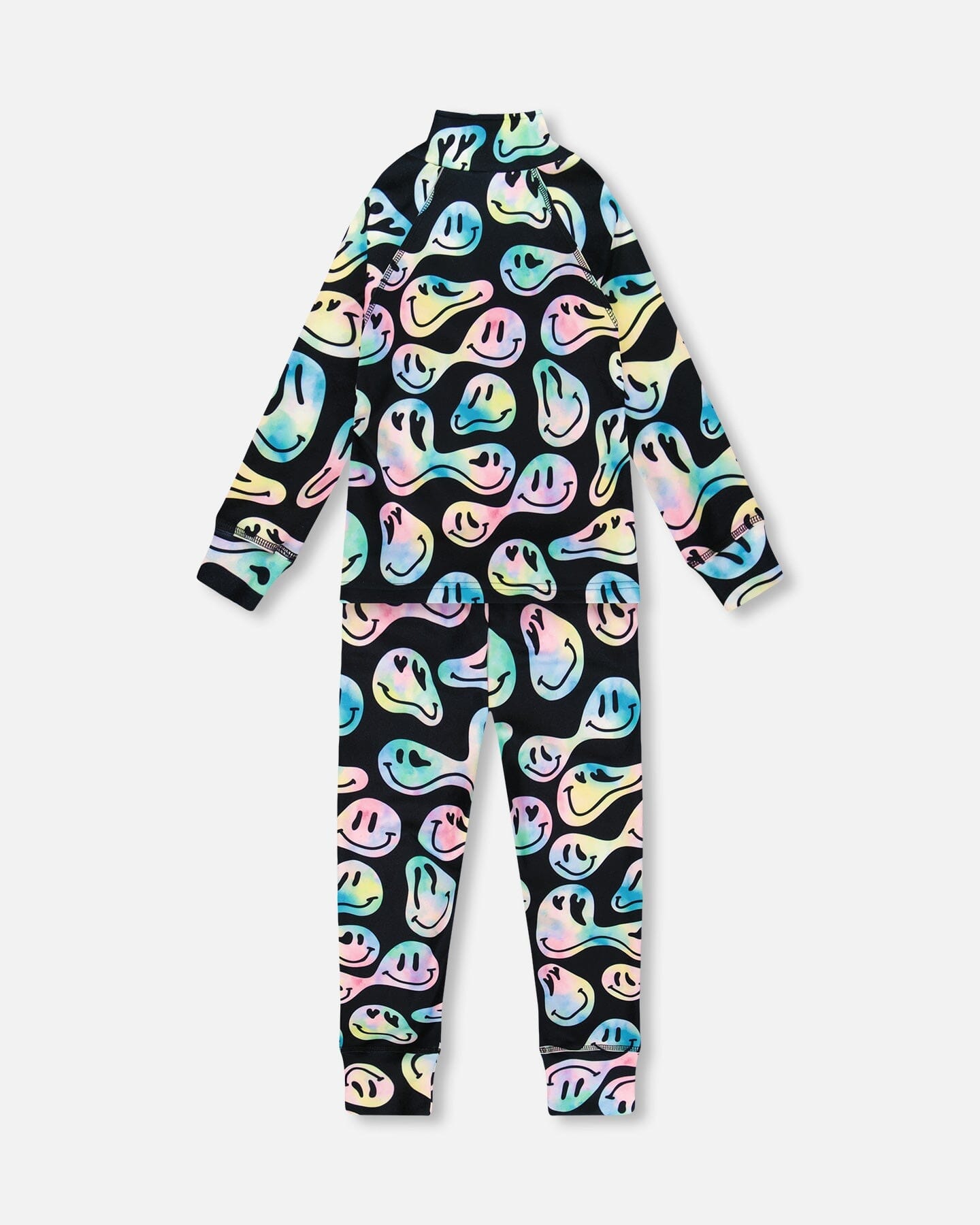 Two - Piece Thermal Underwear Set Smiley Face Girl - Products Added