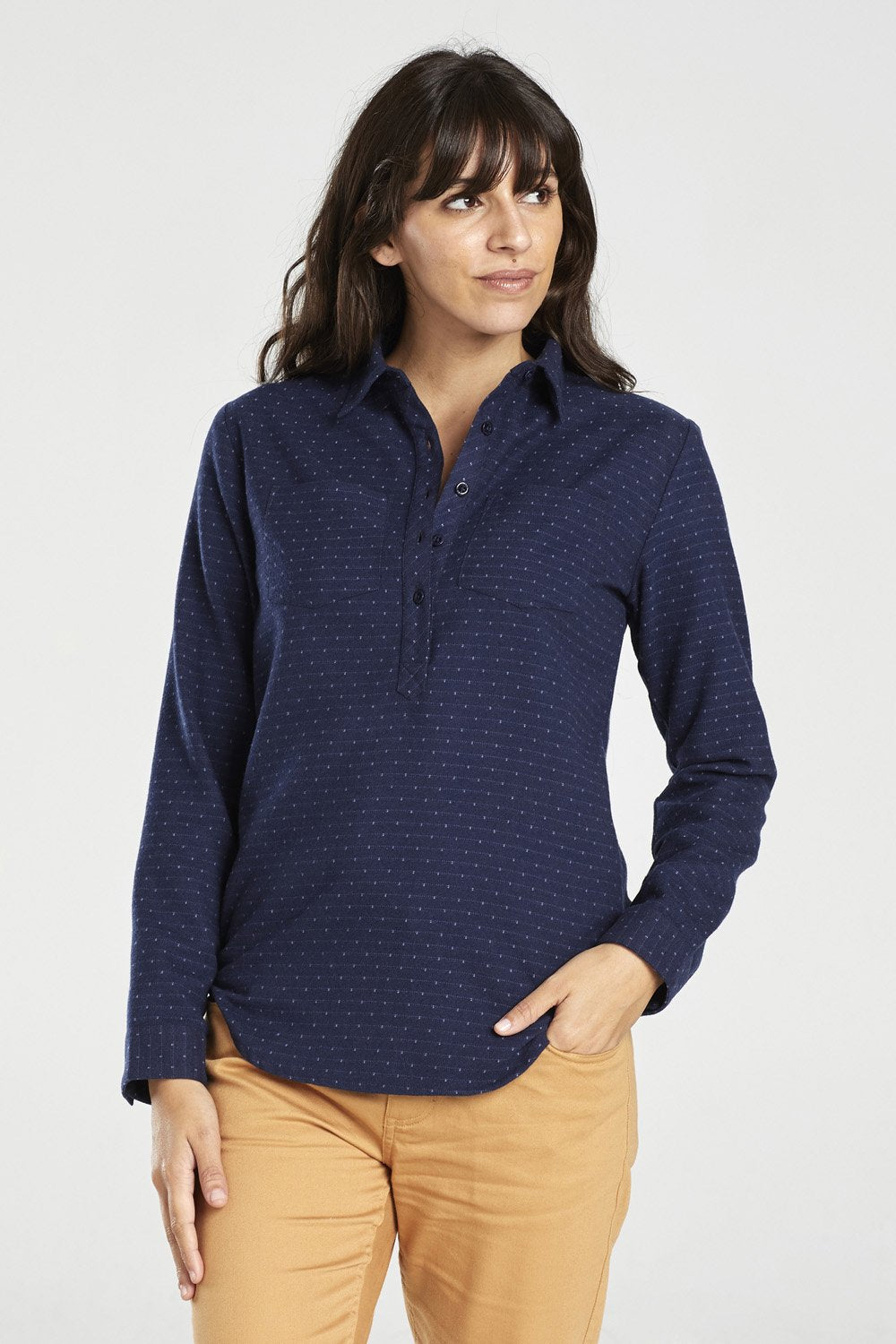 United By Blue Women's Lore Wool Popover Shirts