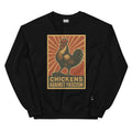 Retro Chickens Against Fascism Unisex Sweatshirt