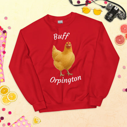 Buff Orpington Words Unisex Sweatshirt