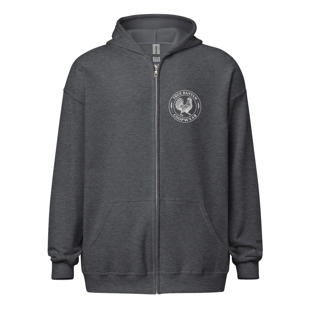 Retro Chicken Skeleton Unisex heavy blend zip hoodie