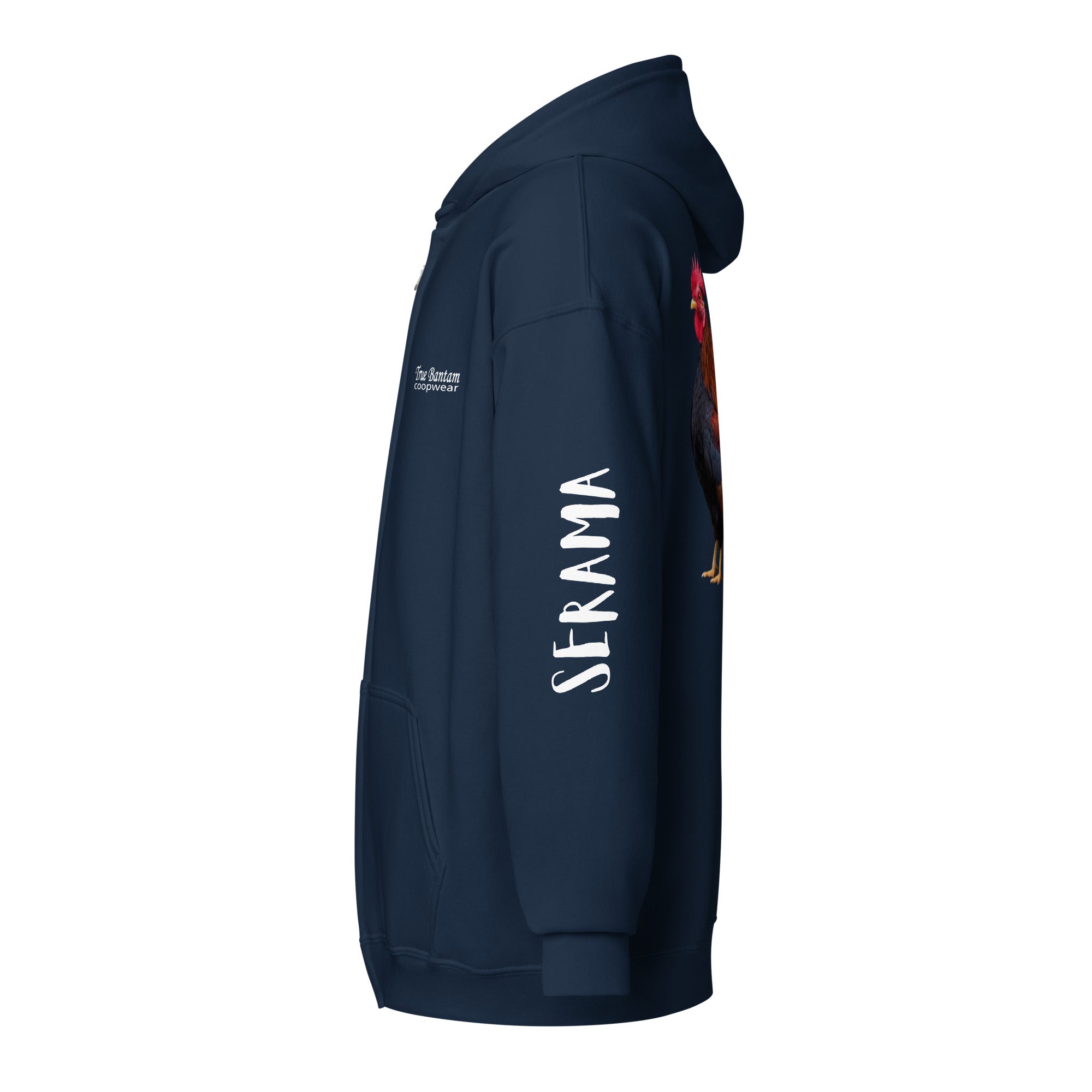 Serama Unisex heavy blend zip bunny hug (hoodie)