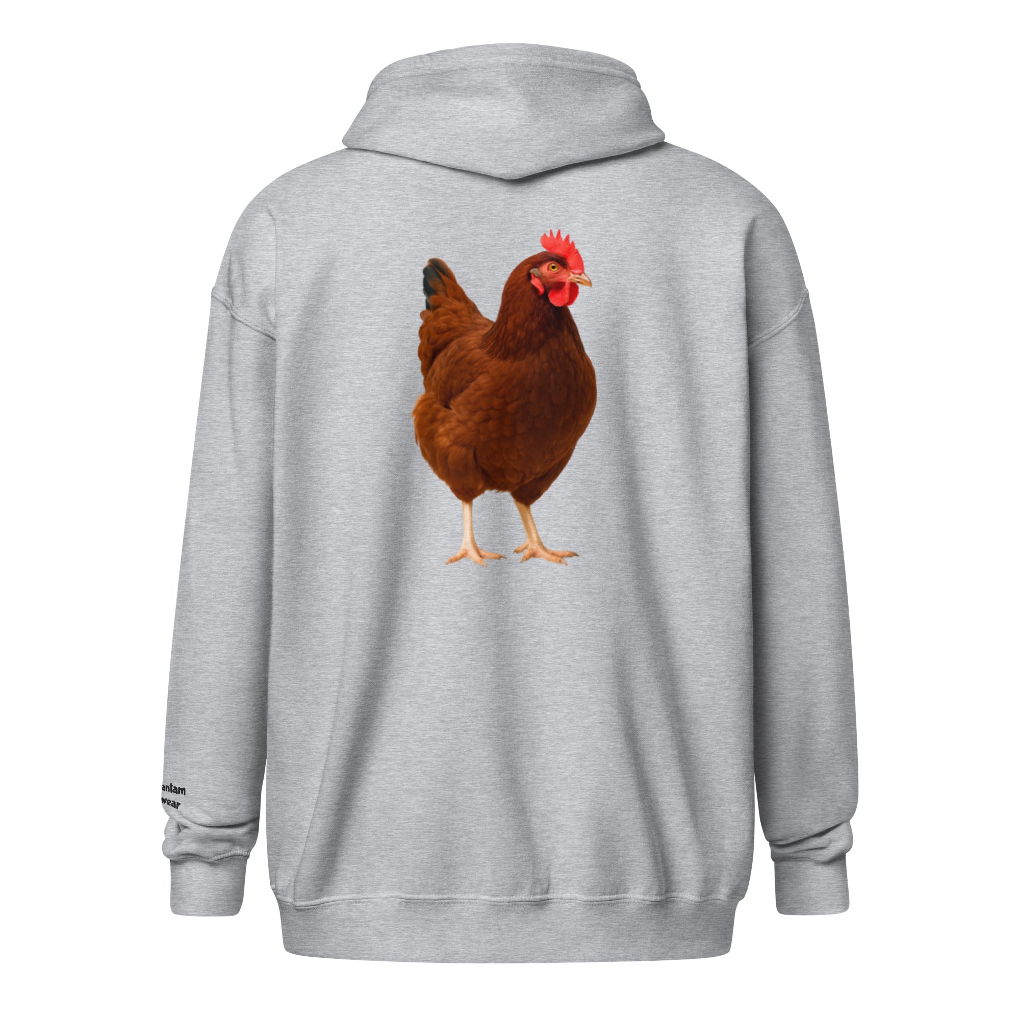 Rhode Island Red Unisex heavy blend zip bunny hug (hoodie)