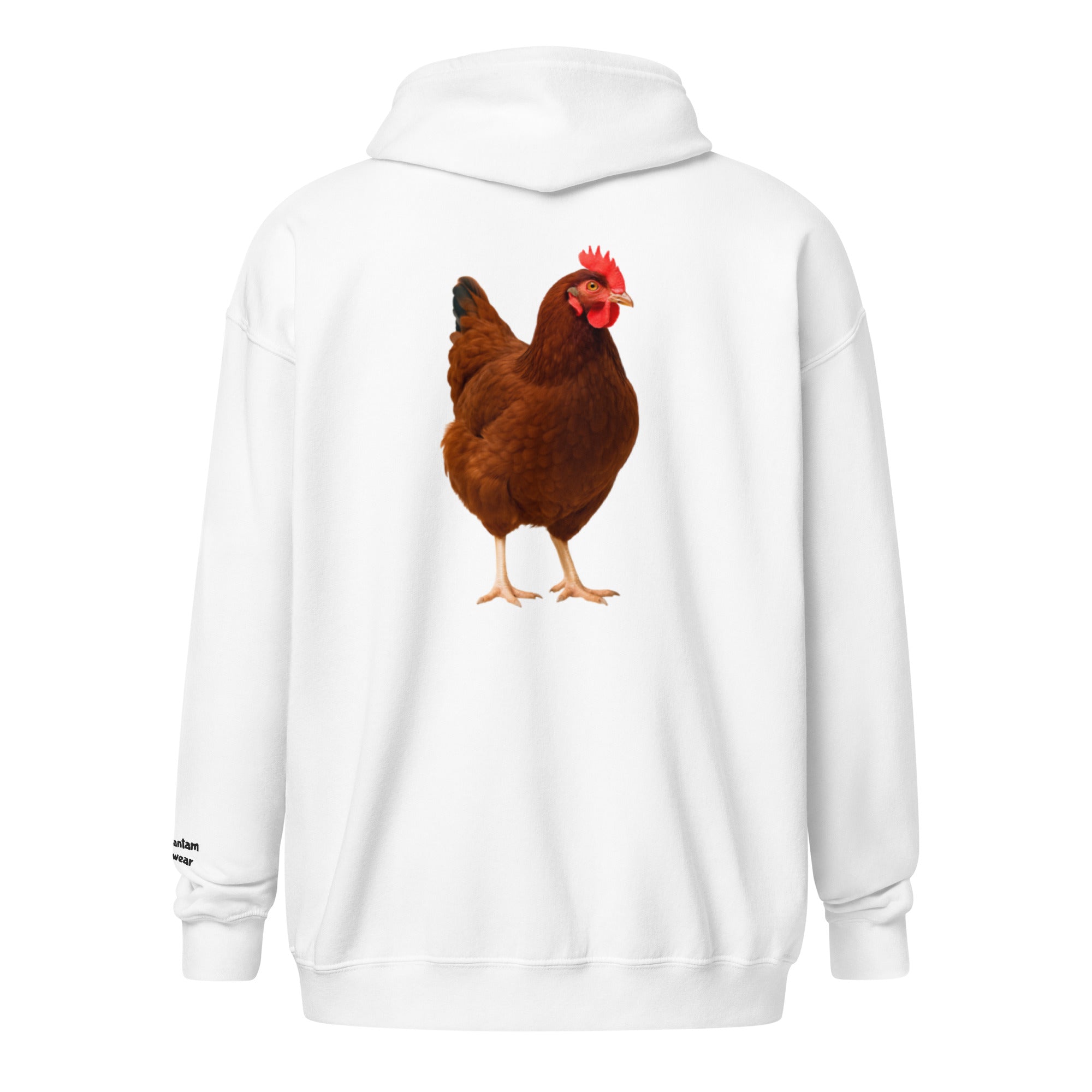 Rhode Island Red Unisex heavy blend zip bunny hug (hoodie)
