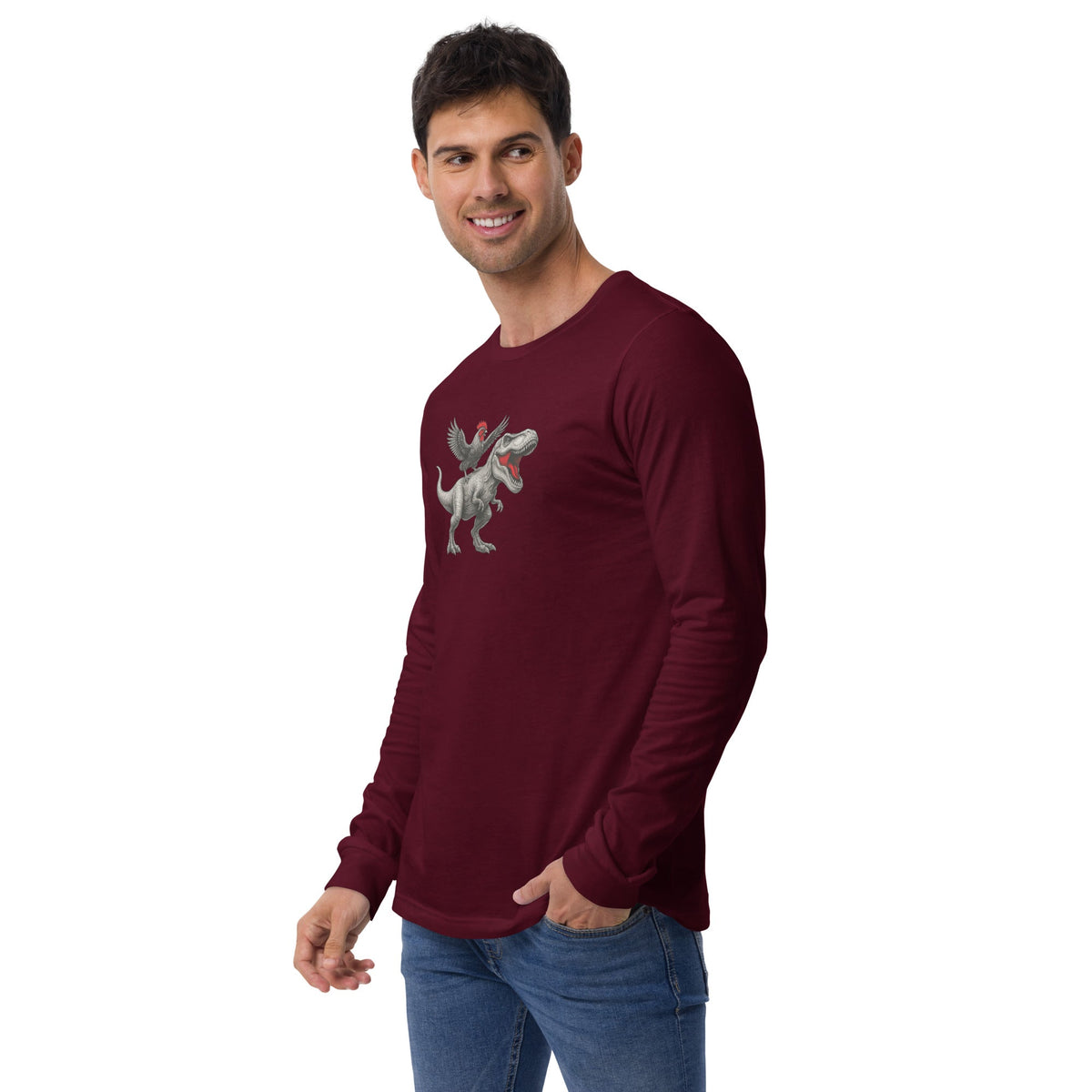 Chickasaurours Unisex Long Sleeve Tee