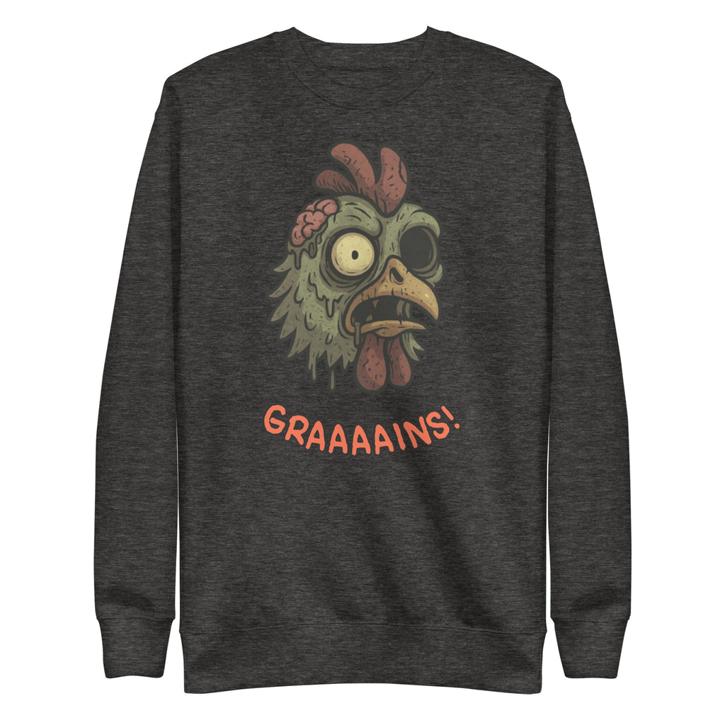 Halloween Zombie Chicken Unisex Premium Sweatshirt