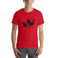 Retro Chicken Chariot Racer Unisex t-shirt