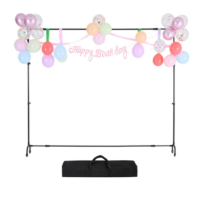 VEVOR Backdrop Stand Movable Stand Kit 7 x 10 ft for Party & Photo Video Studio