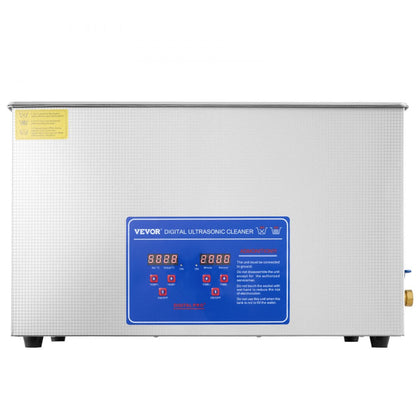 VEVOR Professional Ultrasonic Cleaner, 27.2 L Ultrasonic Jewelry Cleaner with Digital Timer & Heater, Stainless Steel Industrial Sonic Cleaner 40kHz for Glasses, Watches, Rings, Small Parts