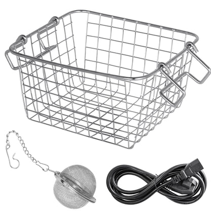 VEVOR Ultrasonic Cleaner 2L Digital Ultrasonic Parts Cleaner with Timer 40kHz Professional 304 Stainless Steel Ultrasonic Cleaner 110V for Jewelry Watch Glasses Diamond Eyeglass Small Parts Cleaning
