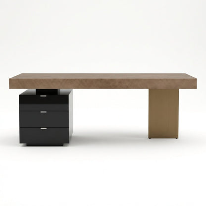 Vantage Executive Desk with Three-Drawer Pedestal