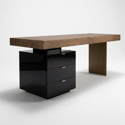 Vantage Executive Desk with Three-Drawer Pedestal