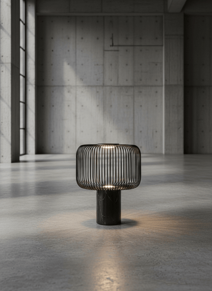 Veridian Industrial Cage Desk Lamp