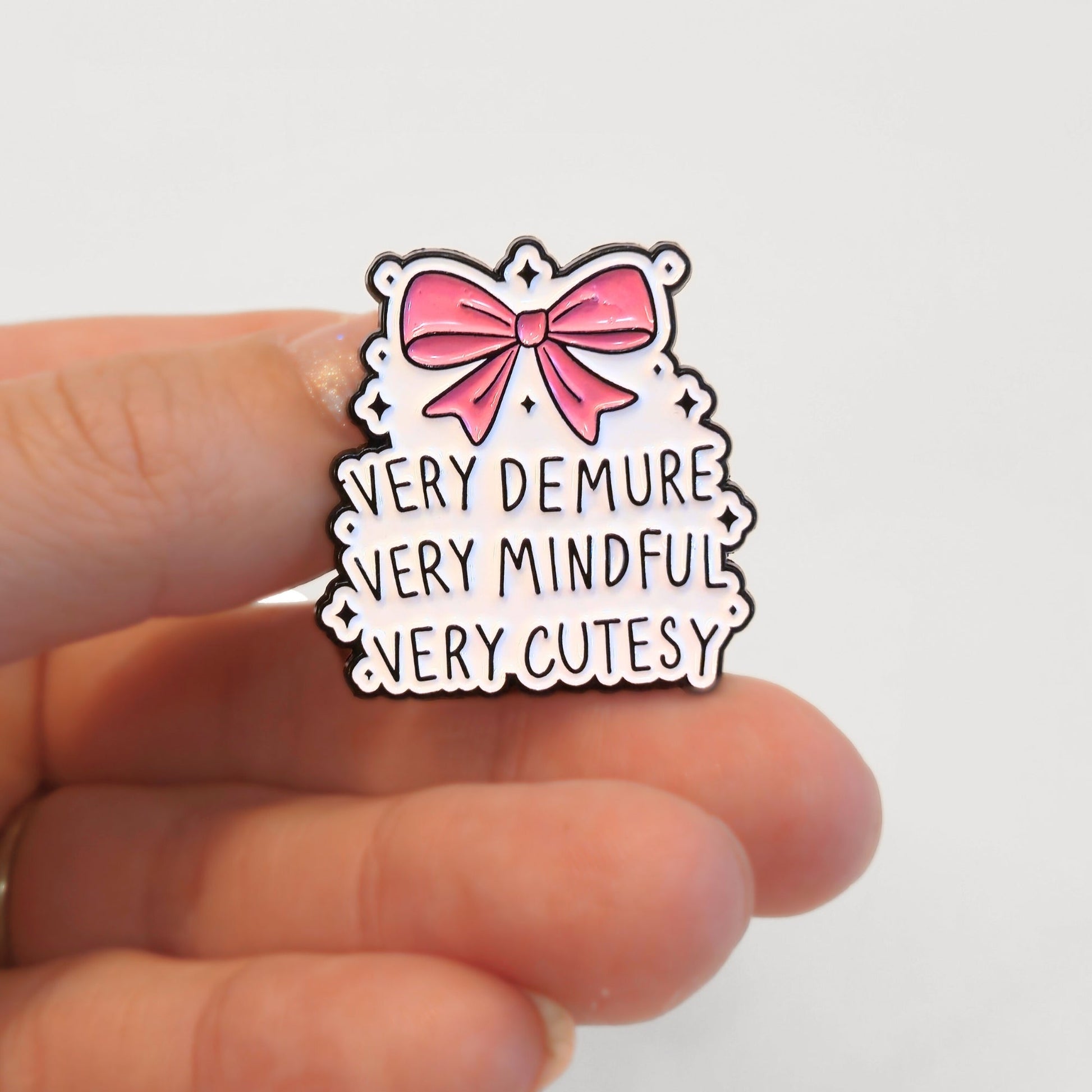 Very Demure Very Mindful Very Cutesy | Collectible Pin - Products Added
