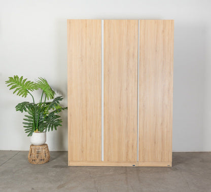 Vienna 201 Wooden 3-Door Wardrobe