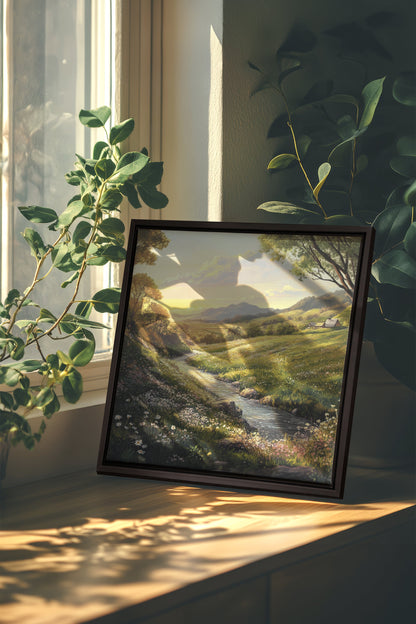 VIRGO'S HAVEN, Oeuvre sur toile étirée