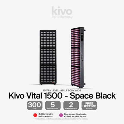 Kivo Vital 1500: Medium Wide Body Red Light Therapy Panel