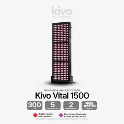Kivo Vital 1500: Medium Wide Body Red Light Therapy Panel