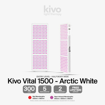 Kivo Vital 1500: Medium Wide Body Red Light Therapy Panel
