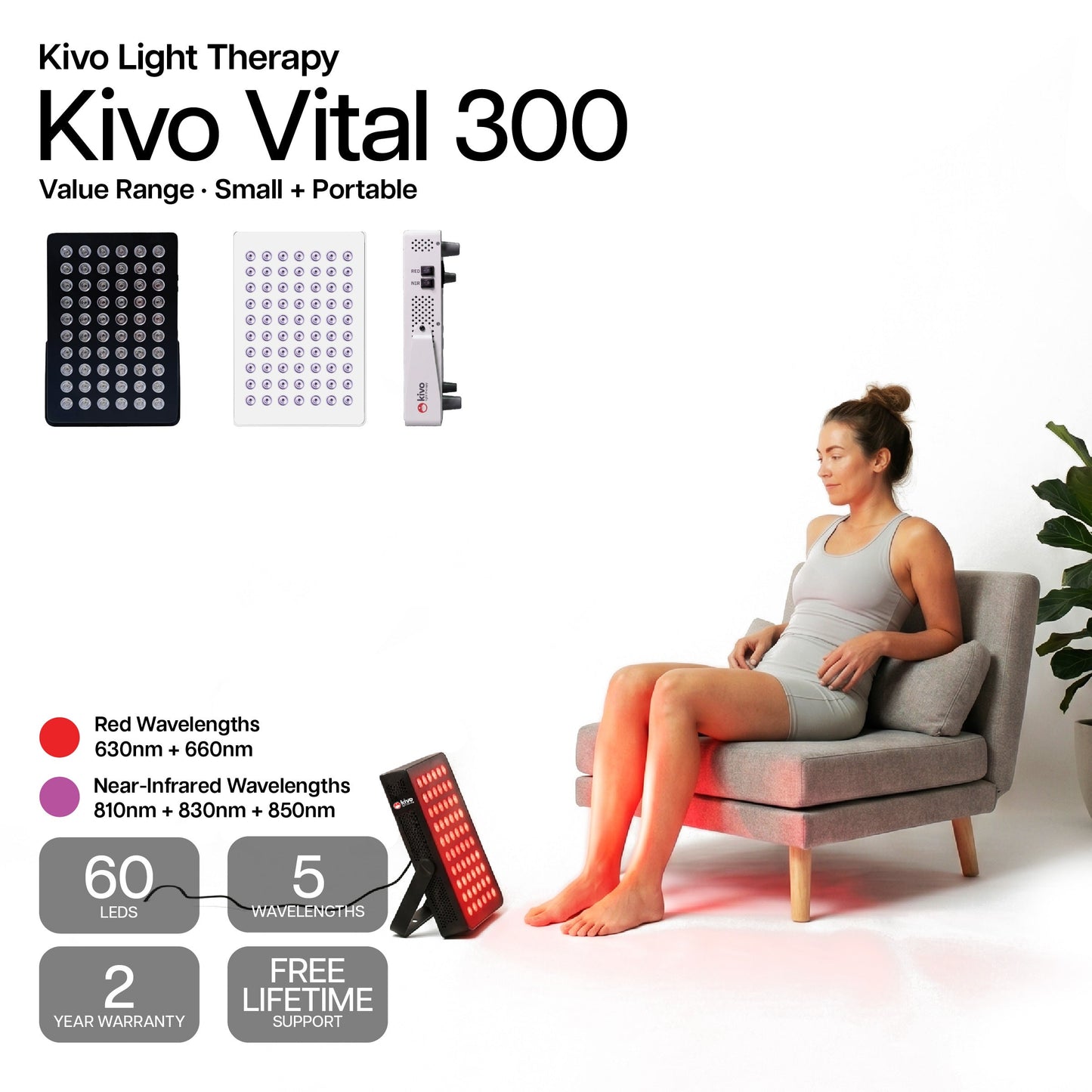 Kivo Small Light Therapy Panels
