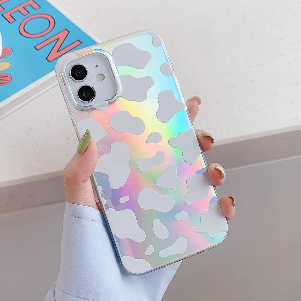 Double-Sided Laminating Laser Zebra and Leopard Print