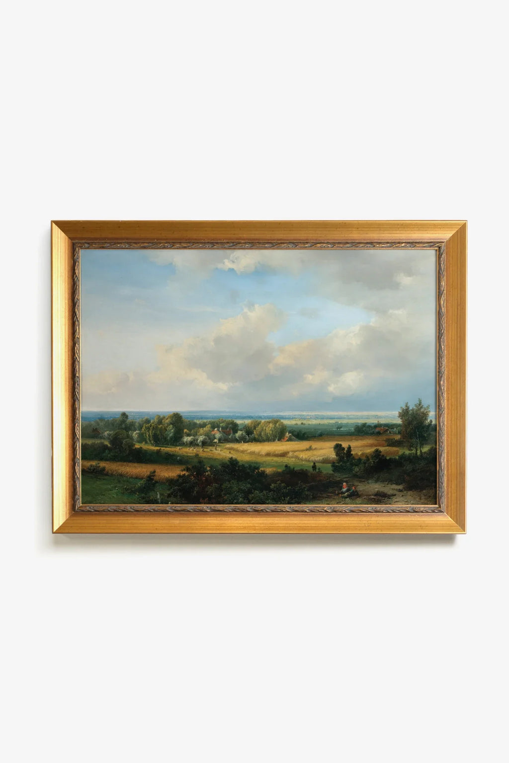VUE D'ÉPOQUE, CADRE VINTAGE OR