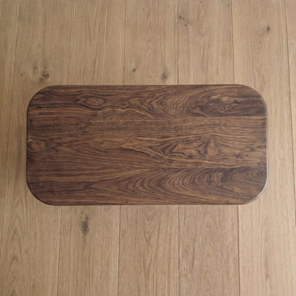 40 inch coffee table in walnut